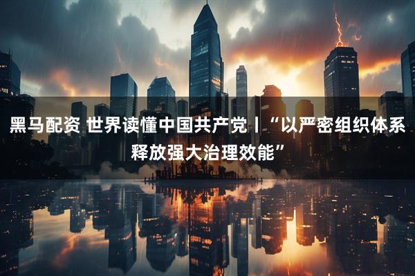 黑马配资 世界读懂中国共产党丨“以严密组织体系释放强大治理效能”